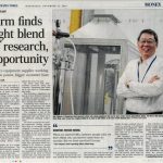 Firm finds right blend of research, opportunity Plastics equipment supplier working on new patent, bigger customer base.